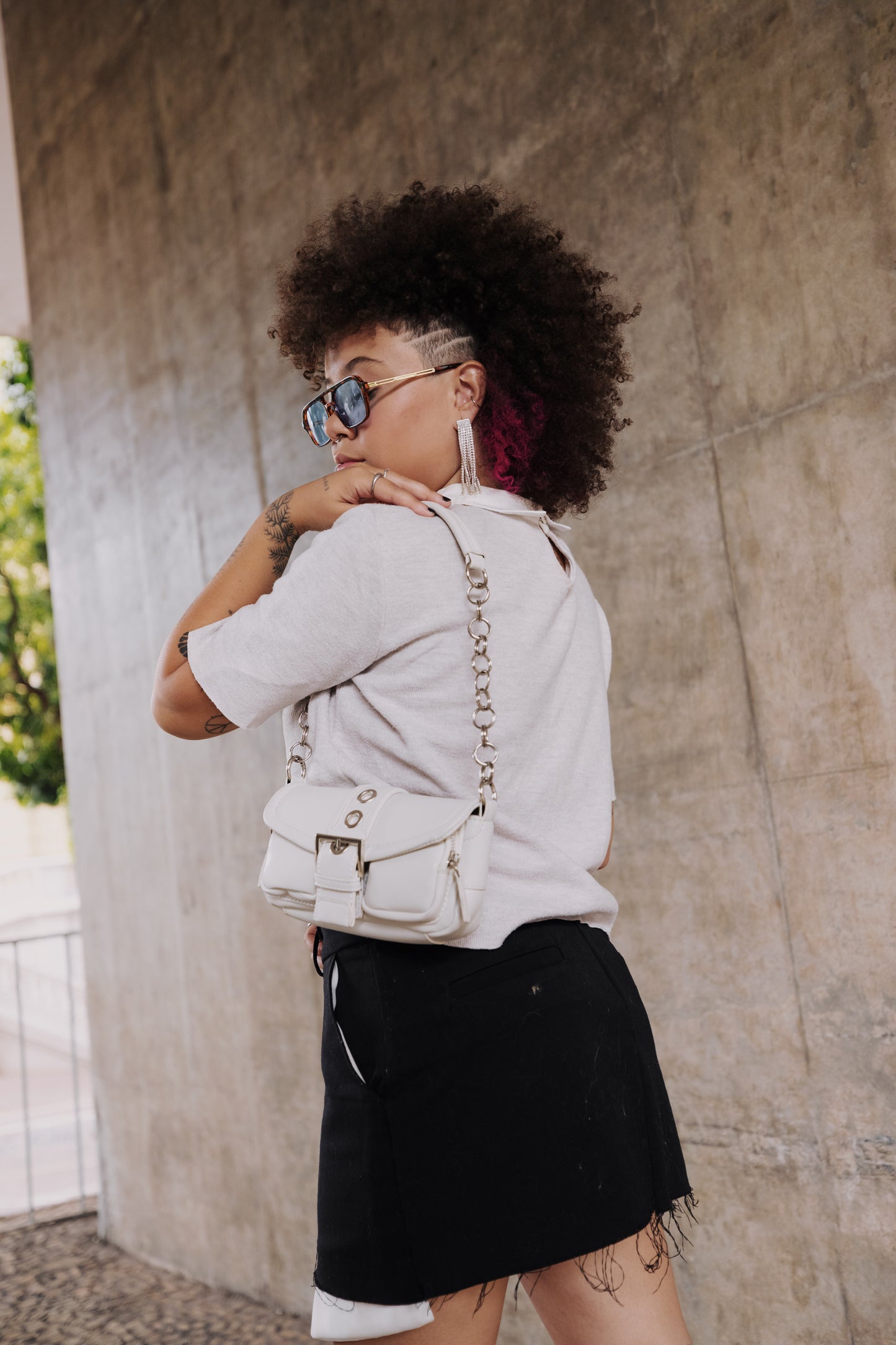 Bolsa Baguete Pequena Olimpea